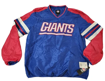 NFL Team Apparel® Men's MEDIUM New York Giants™ Pullover Windbreaker Jacket - Image 1 of 4
