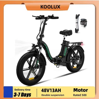 KOOLUX BK6S 500W Elektrofahrrad 48V 13AH 20 Zoll Fatbike Leichtes E-City Bike