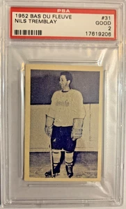 Raro PSA 2 1952 Bas Du Fleuve NILS TREMBLAY #31 - Foto 1 di 2
