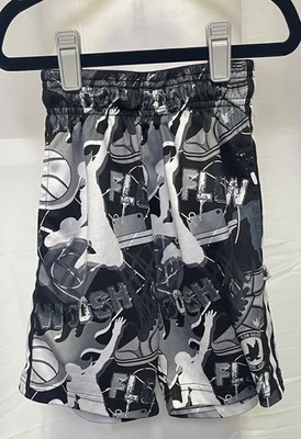 Pantalones Cortos Flow Society Niños Gráficos Activos - Negro y Gris 2XS Foto 1 de 4