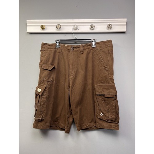 Timberland Stratham Issue pantaloncino cargo uomo taglia 40 marrone tasche casual