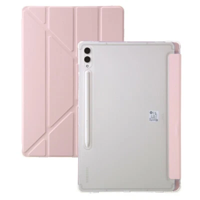 For Samsung Galaxy Tab S10/S9 FE Plus A9 Plus PU Smart Case Stand Magnetic Cover - Image 1 of 4
