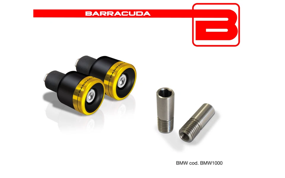 BARRACUDA CONTRAPPESI ORO BLUX + ADATTATORI per BMW BMW K 1300 S - K 75 / RT - Immagine 1 di 1