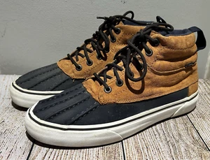 Vans Sk8-Hi MTE Del Pato wasserdichte Entenstiefel Turnschuhe braun blau Herren Größe 8 - Bild 1 von 22