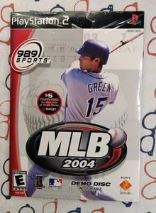 989 Sports MLB 2004 Demo Disc - Sony Playstation 2 PS2 - Complete Copy - Picture 1 of 3