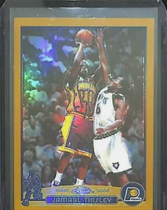 2003-04 Topps Chrome Gold Refractor #68 Jamaal Tinsley No 6 of 99 - Picture 1 of 2