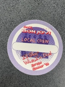 BON JOVI Backstage Pass - Original - UNUSED - Picture 1 of 2