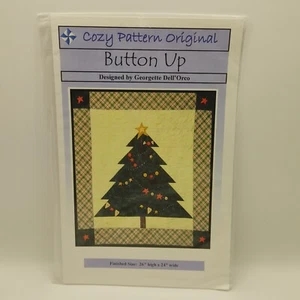 "Patrón de edredón ""Botton Up"" por patrón acogedor original, ¡Navidad! - Imagen 1 de 2