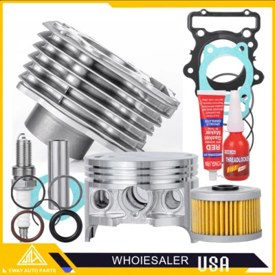 Kit de reconstrucción de extremo superior de pistón de cilindro 74 mm para Honda TRX300 1988-2000 Fourtrax FW Foto 1 de 4