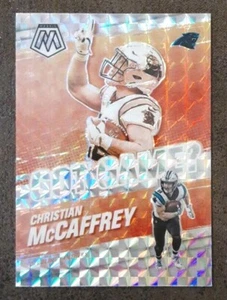 CHRISTIAN MCCAFFREY 2021 Mosaic #10 Got Game Silver Reactive Prizm 49ers.  B1B - Imagen 1 de 3