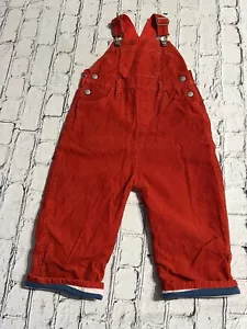 Mini Boden roter Cord Overall Größe 2-3Y - Bild 1 von 11