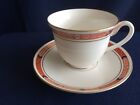 Royal Worcester Beaufort red tea cup & saucer -( minor gilt wear)
