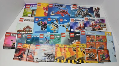 LEGO Instruction Manual Mixed Lot of 28 Avengers Creator City Star Wars More! - Image 1 of 4