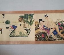 Collectible chinese Vintage Old Painting Sexy Culture Fine wonderful Roll Sexual
