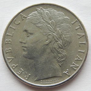 Italy 1958 100 Lire Coin  KM#96.1  SB5754 - Bild 1 von 2