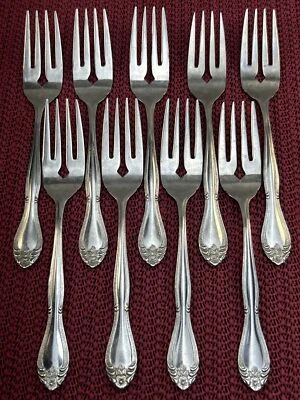 9 tenedores de ensalada CAS4 Carlton acero inoxidable Japón Foto 1 de 4