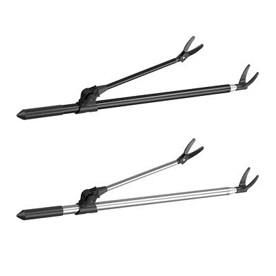 Portacanna da pesca 2 m in acciaio inox con picchetto da terra - Immagine 1 di 2