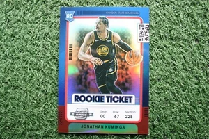 Jonathan Kuminga 2021-22 Panini Contenders Optic Rookie Ticket #19 Red Prizm SP - Bild 1 von 2