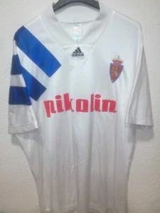 REAL ZARAGOZA 1992-1993 Pikolin camiseta shirt trikot maillot maglia XL - Picture 1 of 4