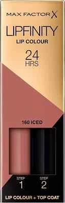 Max Factor Lipfinity Lipstick – 160 Iced, 4.2g - Image 1 of 4