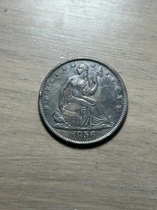 1856 O Seated Liberty Half Dollar - Picture 1 of 4