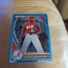 2021 Panini Prizm Draft Picks Blue Velocity Prizm Dylan Smith #PDP74