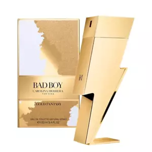 Bad Boy Gold Fantasy by Carolina Herrera EDT Spray 100ml For Men - Picture 1 of 1