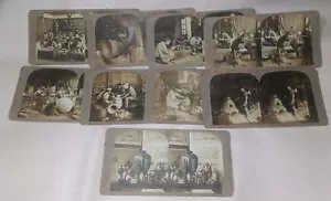 9 CH Graves Japan Stereoviews Japanese Cloisonne Namikawa Ware Manufacturer - Picture 1 of 5