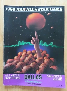 1984 ALL-STAR GAME Basketball Program ISIAH THOMAS MVP LARRY BIRD JULIUS ERVING - Picture 1 of 12