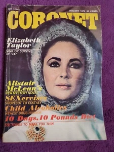 Coronet Magazine Jan 1974 Elizabeth Taylor Sink or Swim - Imagen 1 de 10