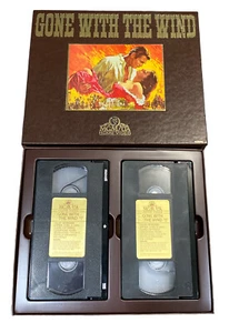 Gone With The Wind MGM Home Video 2 Tape VHS Deluxe Edition Box Set 1985 - Picture 1 of 4