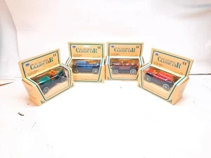 Die Cast Metal Classic Car Set Of 4 New In Box 3.5 inch - Bild 1 von 12