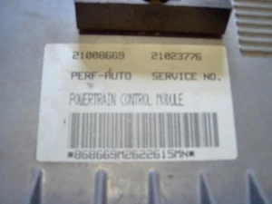 96 97 SATURN DOHC AT POWERTRAIN CONTROL MODULE ECU EBX 21023776 OEM - Picture 1 of 1