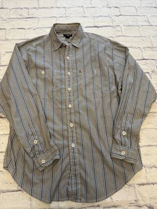 Polo Jeans Co. Ralph Lauren Hemd mittel gestreift blau/grau Button Down Baumwolle - Bild 1 von 9