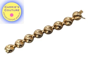 Pulsera de eslabones Napier Modernista Vintage Años 50 Firmada Pasarela Alta Costura - Imagen 1 de 8