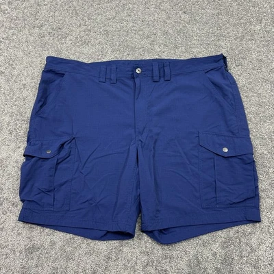 Pantalones Cortos Duluth Para Hombre 46 Azul Calce Relajado Carga Exterior Bolsillos Ropa de Trabajo Pesca Foto 1 de 4