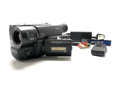 Sony CCD-TRV27E Video8 Hi8 Tape Digital Video Camera HANDYCAM Full Working Set - Image 1 of 4