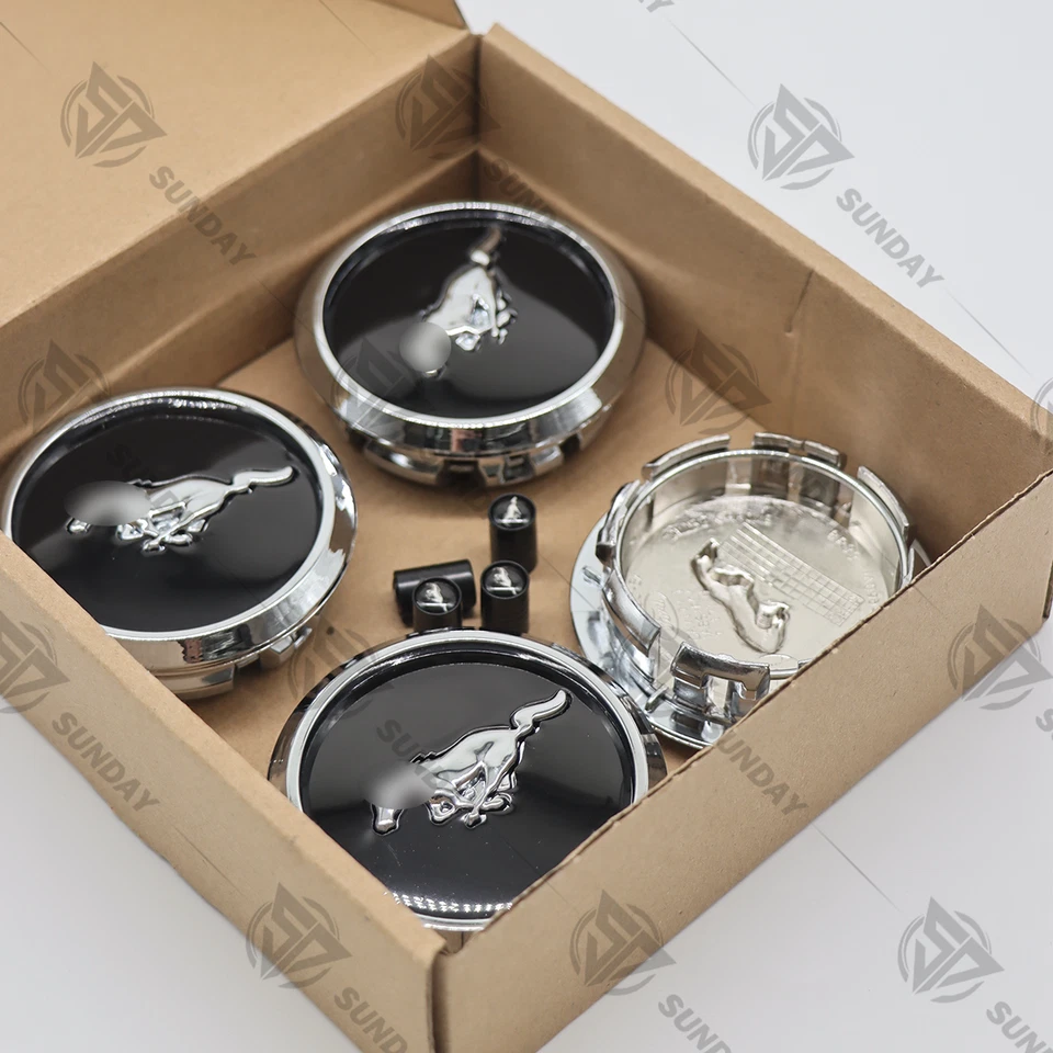 Set of 4 For Mustang Mach-E center Caps P/N 5W1J-1A096-BA BR33-1A096-BA #3589 Foto 1 de 4