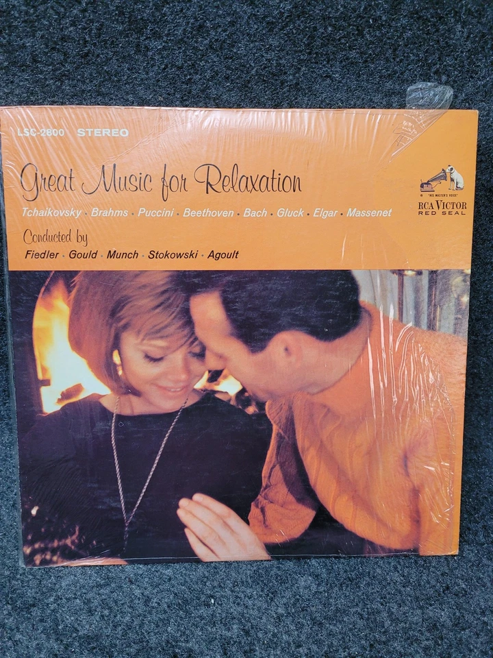 Vintage Vinyl LP Great Music for Relaxation RCA Victor Red Seal 1965 Classical Foto 1 de 4