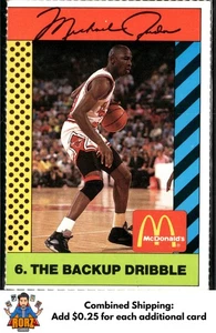 1990 McDonalds Sport Tipps #6 Michael Jordan - Bild 1 von 2