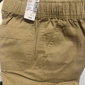 Size 7 Childrens Place Boys Khaki Cargo Uniform Pants Utility Pockets Outdoor - Picture 1 of 3