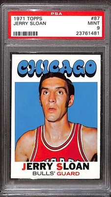 1971 TOPPS #87 Jerry Sloan PSA 9 Mint 23761481  - Image 1 of 3