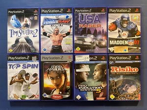 8 x PS2 Spiele Play Station Paket Sammlung Restposten Anleitung konvolut Games 2 - Picture 1 of 3