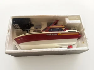 Vintage 1990 Nikko Radio Control Caribic Star RC Boat 1/20 Scale 27.145 MHz - Picture 1 of 5