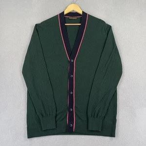 Scotch Soda Pullover Herren XL grün Strickjacke Knopfleiste Wollmischung klassisch gebraucht, in einwandfreiem Zustand - Bild 1 von 8