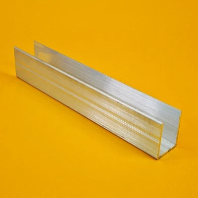 Aluminium U Channel End Cap Dropside Capping Profile Trailer Truck 400mm-2450mm - Image 1 of 4