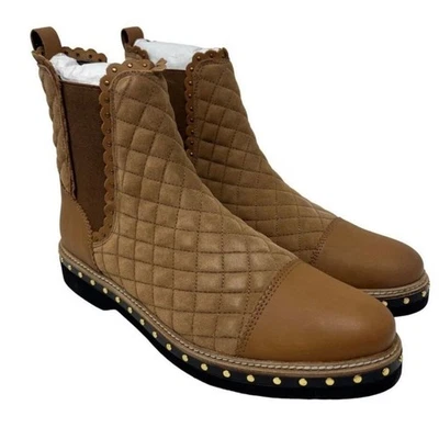 Bota Chelsea Free People Atlas Acolchada Tachonada Camel EU 41/US 10.5 Foto 1 de 4