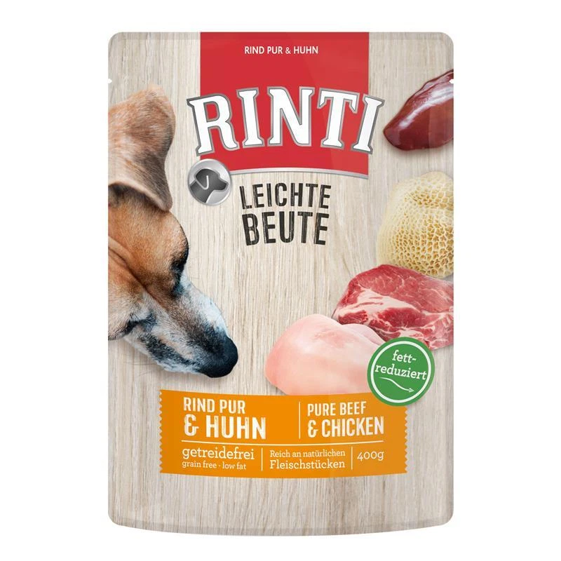 Rinti Leichte Beute Rind Pur & Huhn | 10x 400g Hundefutter - Bild 1 von 1