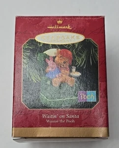 Hallmark Keepsake Ornament Winnie the Pool - Waitin' on Santa 1997 - Picture 1 of 6