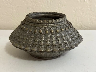 Brazalete antiguo indio Dhokra Damor tribal tobillo Foto 1 de 4